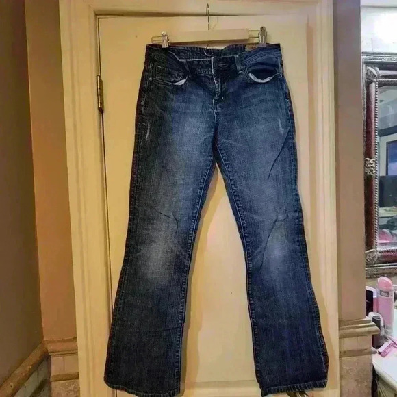 28.Seven7 jeans classic flare medium wash size 33 - Picture 2 of 8